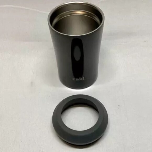 Zak! Designs 4-In-1 Can Cooler 13 oz. Bottle Cool Black Stainless NIP 2020-2021 - Picture 6 of 10